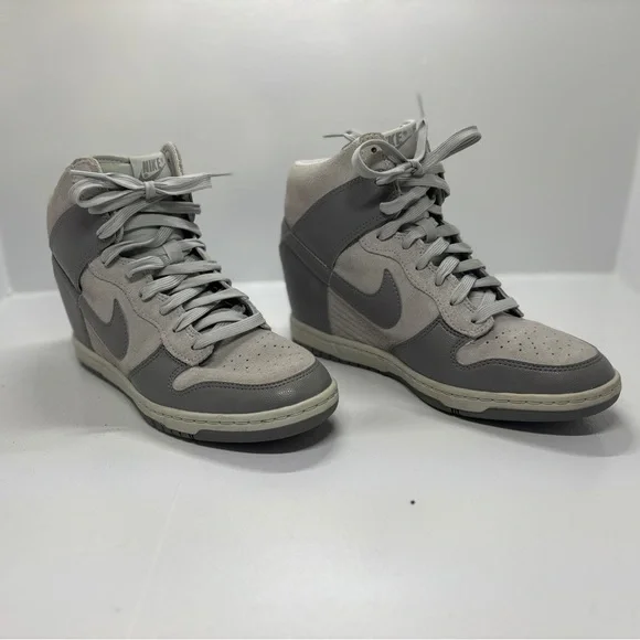 Nike Dunk Sky High Canyon Gray Wedge Sneakers Shoes Women's Size 8.5 - Picture 2 of 8